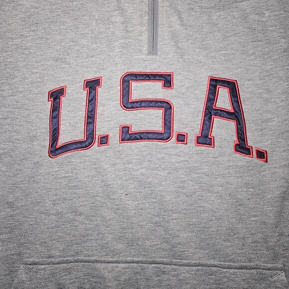 Under Armour Men’s Muhammad Ali 1/4 Zip Pullover Sweatshirt Gray USA Size L - Picture 2 of 9